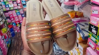 Ladies Flip Flops Chappals Collection Footwear collection I walk Shoe mart Chappal collection [upl. by Ymmor]