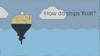 How do ships float Buoyancy [upl. by Anaujik]