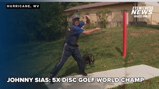 Traveling WV Fivetime disc golf world champion Johnny Sias [upl. by Assenej]