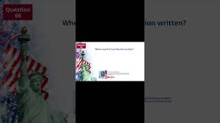 Round 1  100 Civics of US Citizenship Test Very Easy Learn Random Order No 66 77 amp 89 shorts [upl. by Ellehsim]