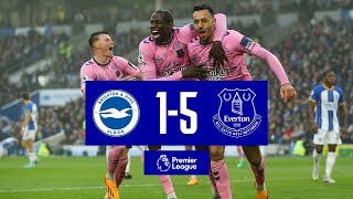 BRIGHTON 15 EVERTON  Premier League highlights [upl. by Oad]