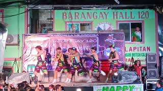 MAMAS BOYS ELIMINATION DANCE CONTEST BRGY 102 NOV 242023 [upl. by Atlante]