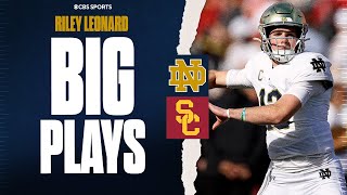 Riley Leonard accounts for 3 touchdowns vs USC  Highlights [upl. by Eannaj]