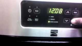 How to unlock Kenmore oven [upl. by Melba]