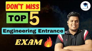 TOP 5 🦺 Engineering Entrance Exam of 2025  New Pattern Dont Miss 🚨  engineeringentranceexam [upl. by Stu]