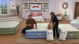 AeroBed 18quot Elevated Air Mattress w Antimicrobial Sleep Surface on QVC [upl. by Packton]