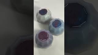 Creating Tiny Resin Bowls  Colorful and Fun Resin Art [upl. by Relyk983]