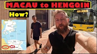 How to go from MACAU to HENGQIN Border Crossing to China TaipaZhuhai [upl. by Liebermann923]