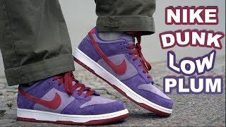 NIKE DUNK LOW PLUM REVIEW  ON FEET amp SIZING [upl. by Aipotu829]