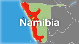 Namibia  Geografie Bevölkerung amp Wirtschaft [upl. by Akiemehs]