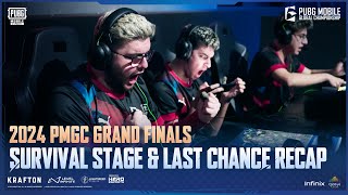 Survival Stage amp Last Chance Recap  2024 PUBG MOBILE GLOBAL CHAMPIONSHIP [upl. by Heater]