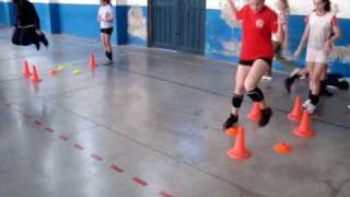 preparacion fisica de voleibol con nenas de 13 y 14 años III profesor maximiliano montenegro [upl. by Trenton]