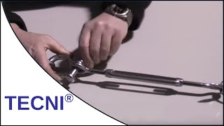 Stainless Steel Turnbuckle Demonstration [upl. by Obala]