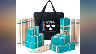 Kubb Premium Set Yard Game Set for Adults Families  Fun Interactive Outdoor review [upl. by Stultz]