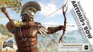 Assassins Creed Odyssey How to get the Artemiss Bow  Legendary Predator Shot Engraving [upl. by Mcmillan]