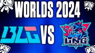 BILIBILI GAMING VS LNG ESPORTS WORLDS 2024 HIGHLIGHTS  CASTEO DE IBAI [upl. by Aihseuqram302]