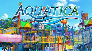 Aquatica Orlando Water Park 2023 Florida  Walking Tour [upl. by Rehteh164]