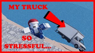 This truck driving game is STRESSFUL [upl. by Ainaznat]