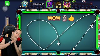 WOW 8 Ball Pool Trickshot 999 LEVEL 😎 [upl. by Klatt]