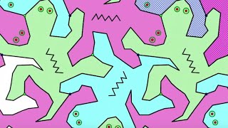 Escher Lizard Tessellation [upl. by Akirdnwahs]