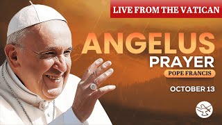 Recitation of the Angelus prayer by Pope Francis  Live  13 October 2024 [upl. by Arihaj]