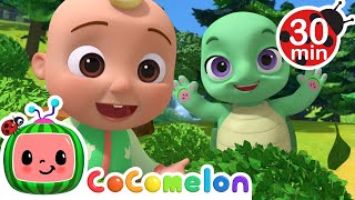 Animal Peekaboo Game  More CoComelon JJs Animal Time Kids Songs  Animal Songs for Kids [upl. by Aryamoy]