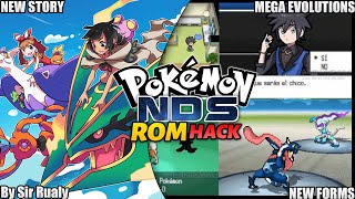 Completed Pokemon NDS ROM Hack with Mega Evolution New forms New Story amp MORE  Pokemon Mega Delta [upl. by Worthy]