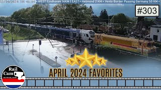 Railcam April 2024 Favorites 303 [upl. by Birkle]