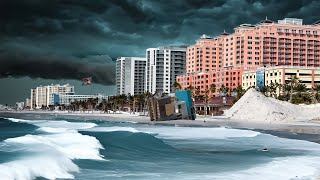 After Hurricane Milton Clearwater Beach Florida 4K Live Cam Tampa Bay [upl. by Ylsew]