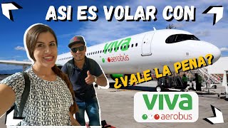 ✈️VOLAR Con VIVA AEROBUS en 2024  Experiencia Completa 😱 ¿Vale la Pena [upl. by Oznarol]