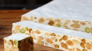 Torrone Italian Nut amp Nougat Confection – Great Valentine’s Day Treat [upl. by Eehsar465]