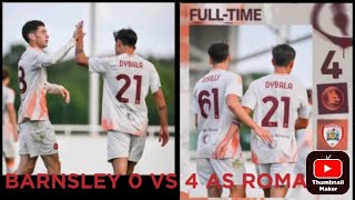 HIGHLIGHTS ALL GOL BARNSLEY 0 VS 4 ROMA football asroma pemain cr7 highlights soccer messi [upl. by Harsho]