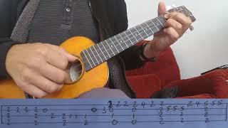 Romanza Fingerstyle Ukulele Tutorial With Tabs [upl. by Ynagoham]