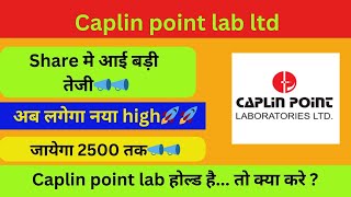 Caplin point laboratories share latest news  Caplin point lab share news today  caplinpointlab [upl. by Kayne]