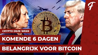 KOMENDE 6 DAGEN BELANGRIJK VOOR BITCOIN  CRYPTO DEZE WEEK 192 [upl. by Ebby179]