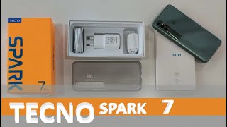 Tecno Spark 7 Unboxing And Review  Pidgin [upl. by Anirrok]