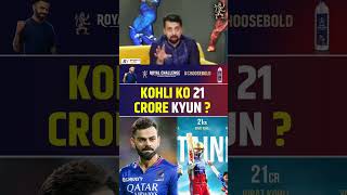 VIRAT KOHLI KO 21 CRORE KYUN  viratkohli iplretention ipl2025 megaauction [upl. by Arba]