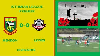 HENDON 00 LEWES  Highlights 9 November 2024 [upl. by Demmahum]