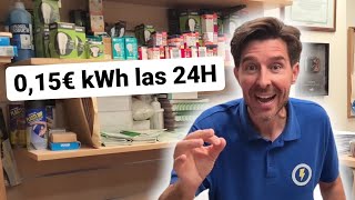 AHORA la MEJOR TARIFA de LUZ a 015€ kWh las 24H sin PERMANENCIA y con BUEN PRECIO DE POTENCIA [upl. by Ylreveb]