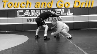 Wrestling Moves KOLATCOM Quick Corner Shots Touch amp Go Drill [upl. by Anerbes115]