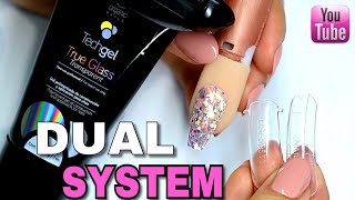 CLASE 34 DUAL SYSTEM CON POLYGEL TechGel 💅🏻 UÑAS [upl. by Nonnah801]