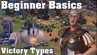 Victory Types  Civilization VI Beginner Basics [upl. by Katzman]