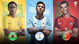 Best Players At Every Team In World Cup 2018 ⚽ Key Players ⚽ Footchampion [upl. by Yellas785]