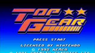 Top Gear  Track 1 Super Nintendo [upl. by Aidualk793]