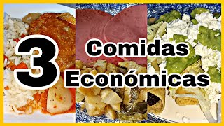 Menú Semanal Económico 40  Comidas Económicas recetasfaciles menu recetas [upl. by Nwahsor]