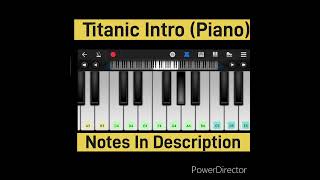 Titanic Hymn To The Sea Piano Tutorial  shorts titanic [upl. by Grimaud]