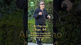 Al Pacino showing off his moves on the street – pure legendary vibes🕺✨ alpacino hollywood [upl. by Curhan]