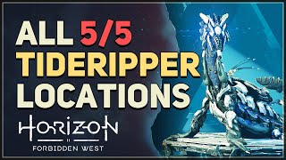 All Tideripper Locations Horizon Forbidden West [upl. by Tortosa]