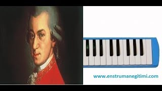 Melodika Eğitimi  Mozart Türk Marşı Melodika [upl. by Erdied]