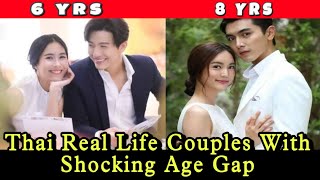 Top 5 Thai Real Life Couples With Shocking Age Gap  PonBua  Naya  Praomook  Thai Drama [upl. by Sutherlan]